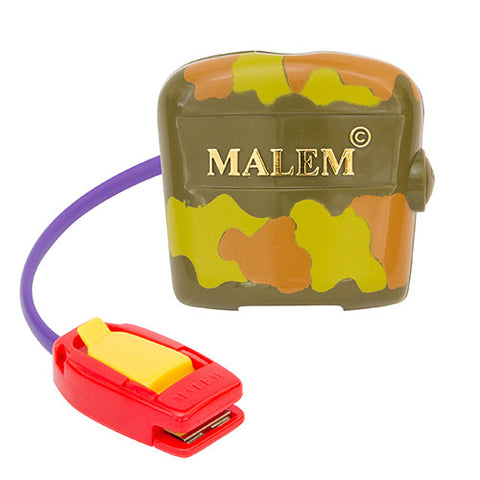 MO3 Camouflage Malem Wearable Enuresis Bedwetting Alarm front with clip