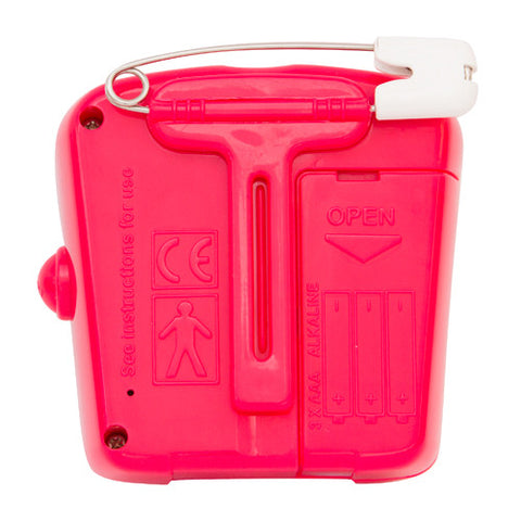 MO5 Pink Malem Wearable Enuresis Bedwetting Alarm back